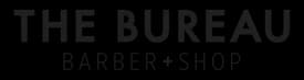 Bureau Barbershop brand mark — wordmark and logomark used across the new site